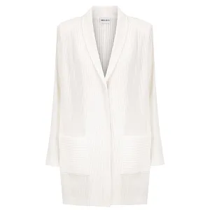 Plisse Blazer