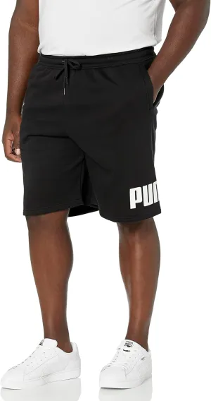 PUMA Men's Big Fleece Logo 10" Shorts