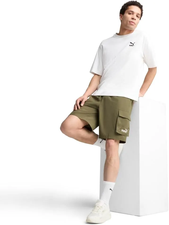PUMA Men's Essentials Woven 9" Cargo Shorts