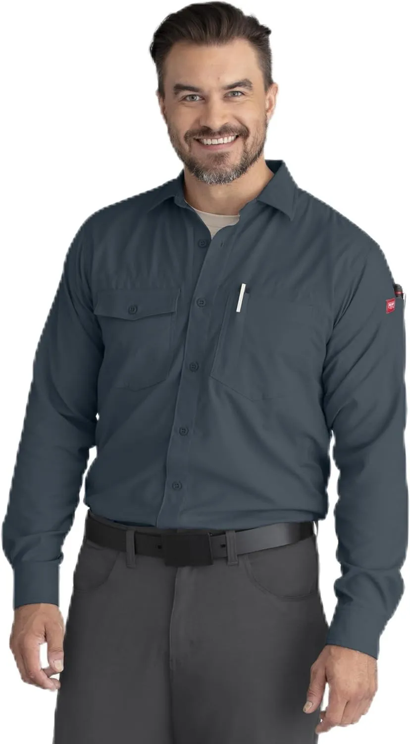 Red Kap Men's Cooling Long Sleeve Work Shirt