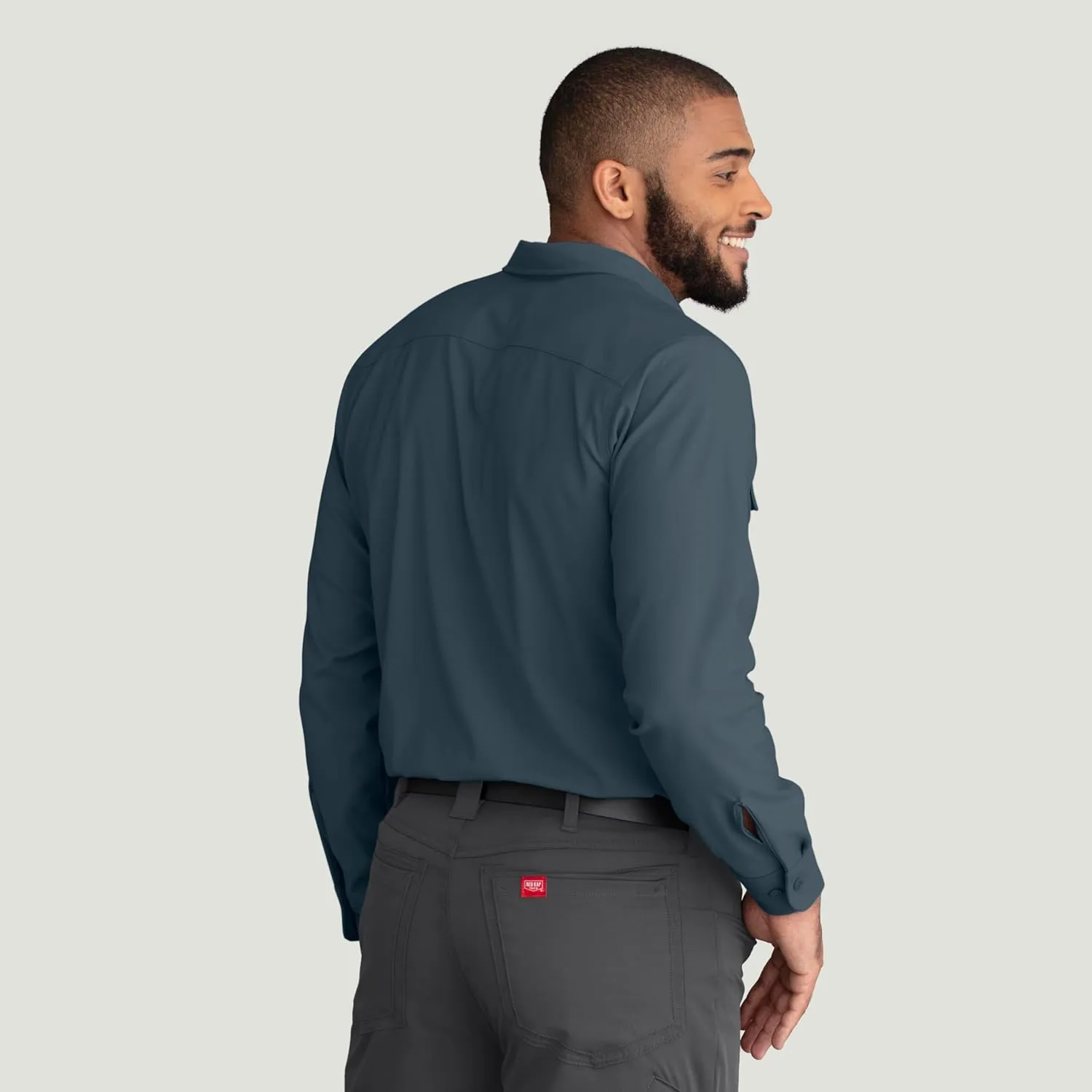 Red Kap Men's Cooling Long Sleeve Work Shirt