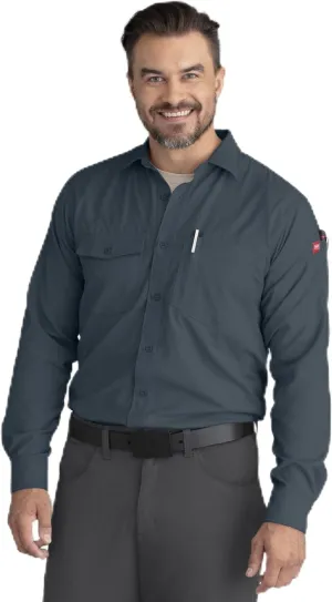 Red Kap Men's Cooling Long Sleeve Work Shirt