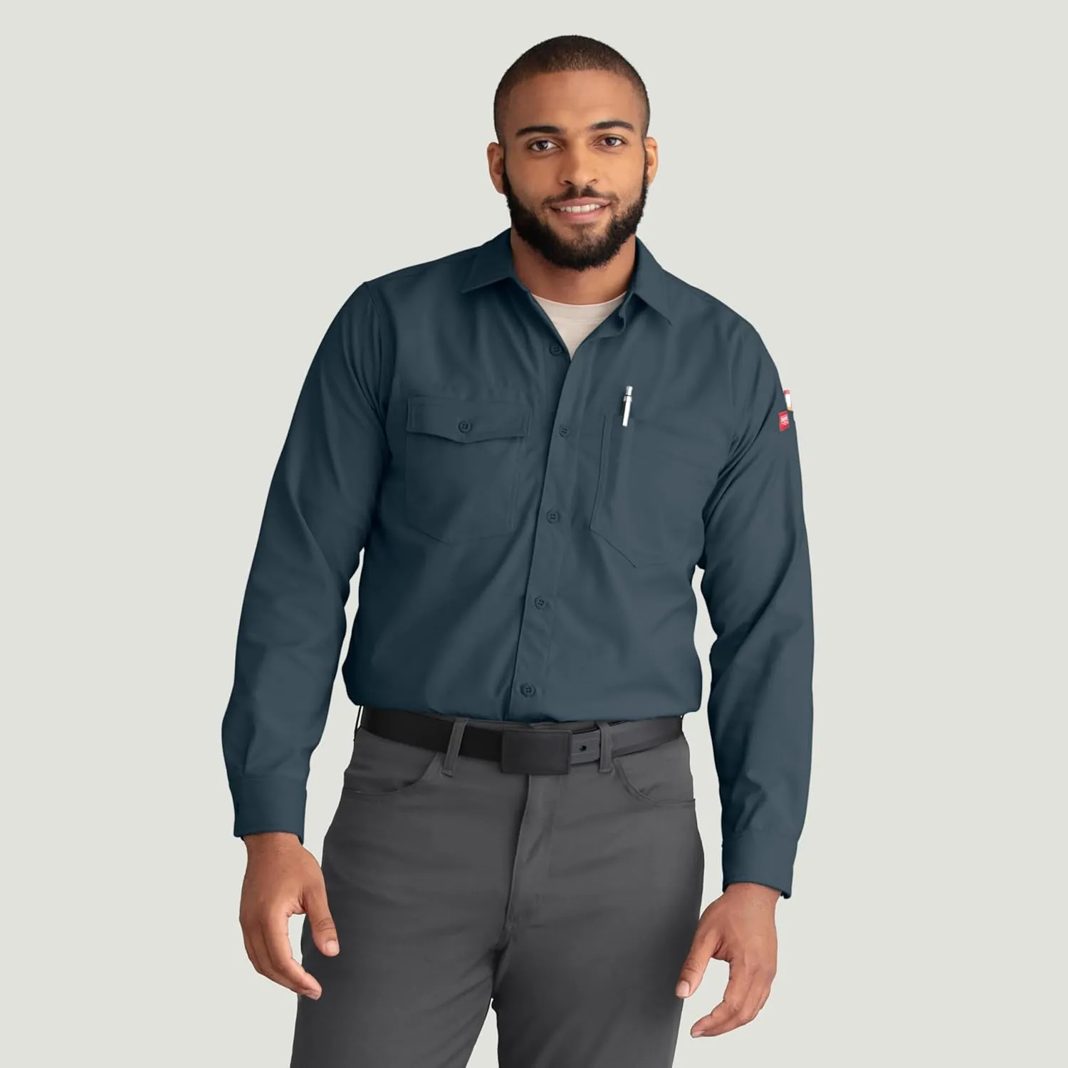 Red Kap Men's Cooling Long Sleeve Work Shirt