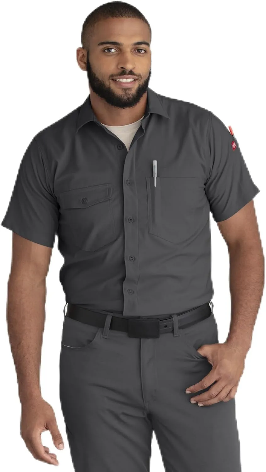 Red Kap Men's Cooling Short Sleeve Work Shirt