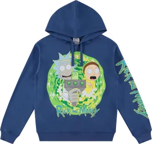 RICK AND MORTY Ladies Hoodie Womens Multi Print Sweatshirt - Rick & Morty Classic Hoodie