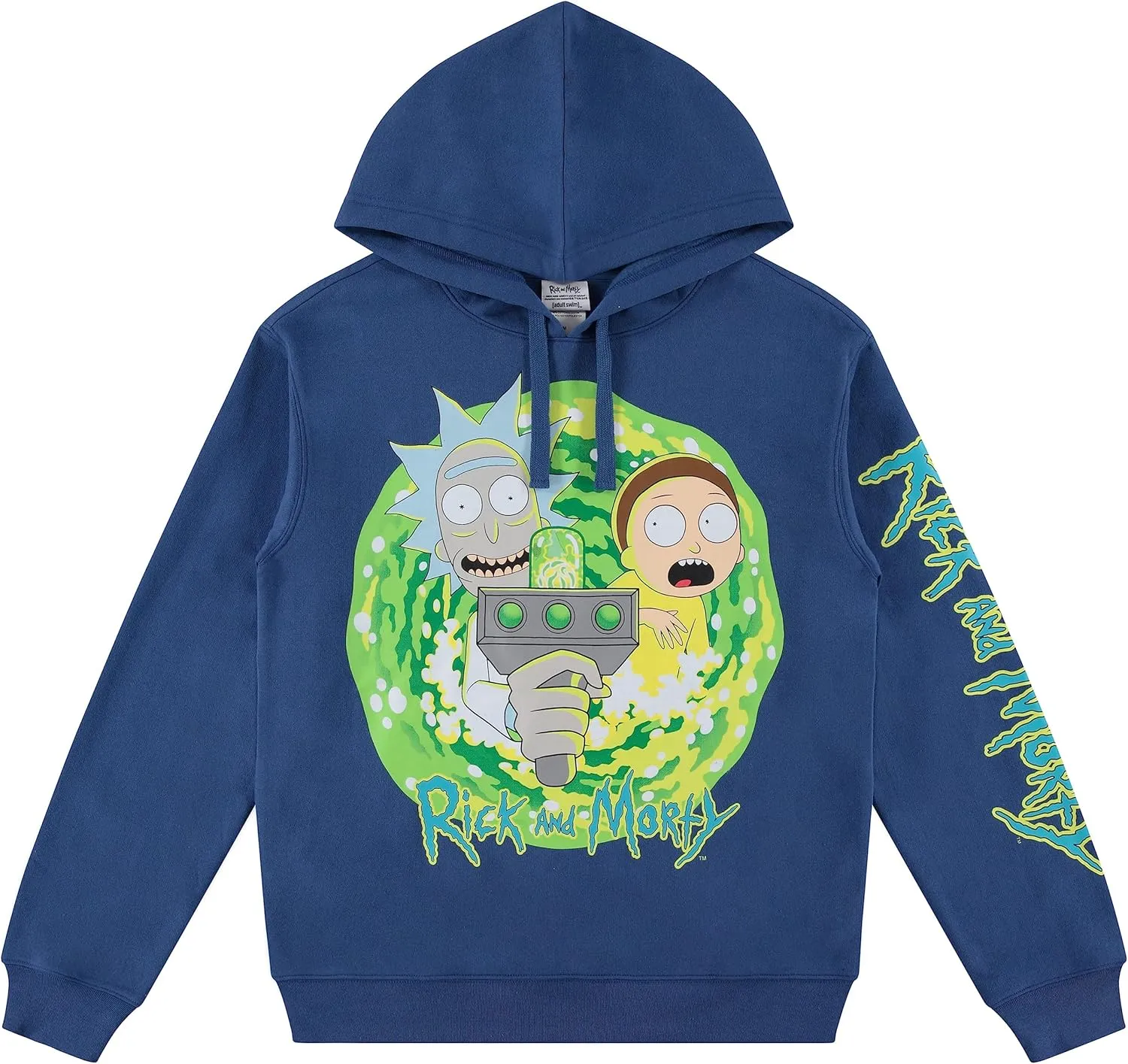 RICK AND MORTY Ladies Hoodie Womens Multi Print Sweatshirt - Rick & Morty Classic Hoodie