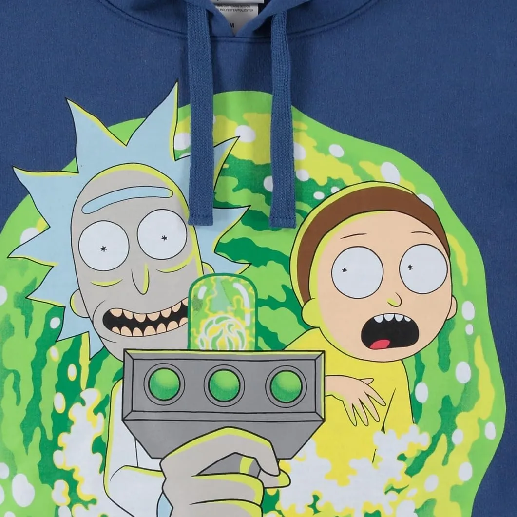 RICK AND MORTY Ladies Hoodie Womens Multi Print Sweatshirt - Rick & Morty Classic Hoodie