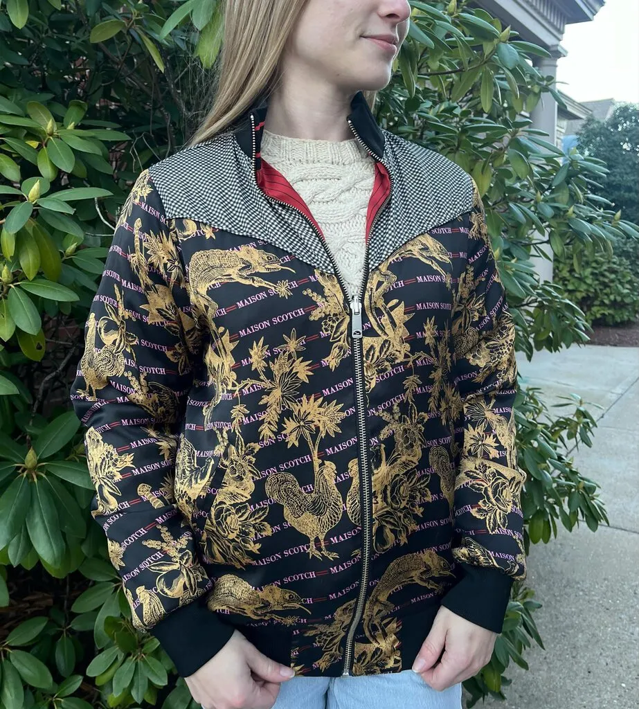 Scotch & Soda Reversible Bomber Jacket - Size XS