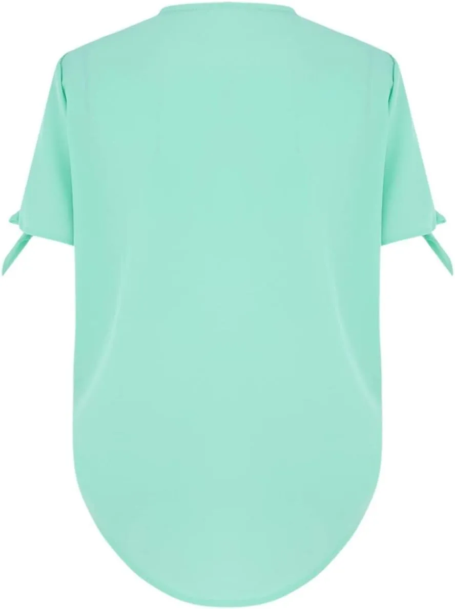 SHAOBGE Womens Tank Tops Summer Wrap V Neck Sleeveless/Short Sleeve Blouse Trendy Pleated Tanks Vest Elegant Tunic Tee Shirt