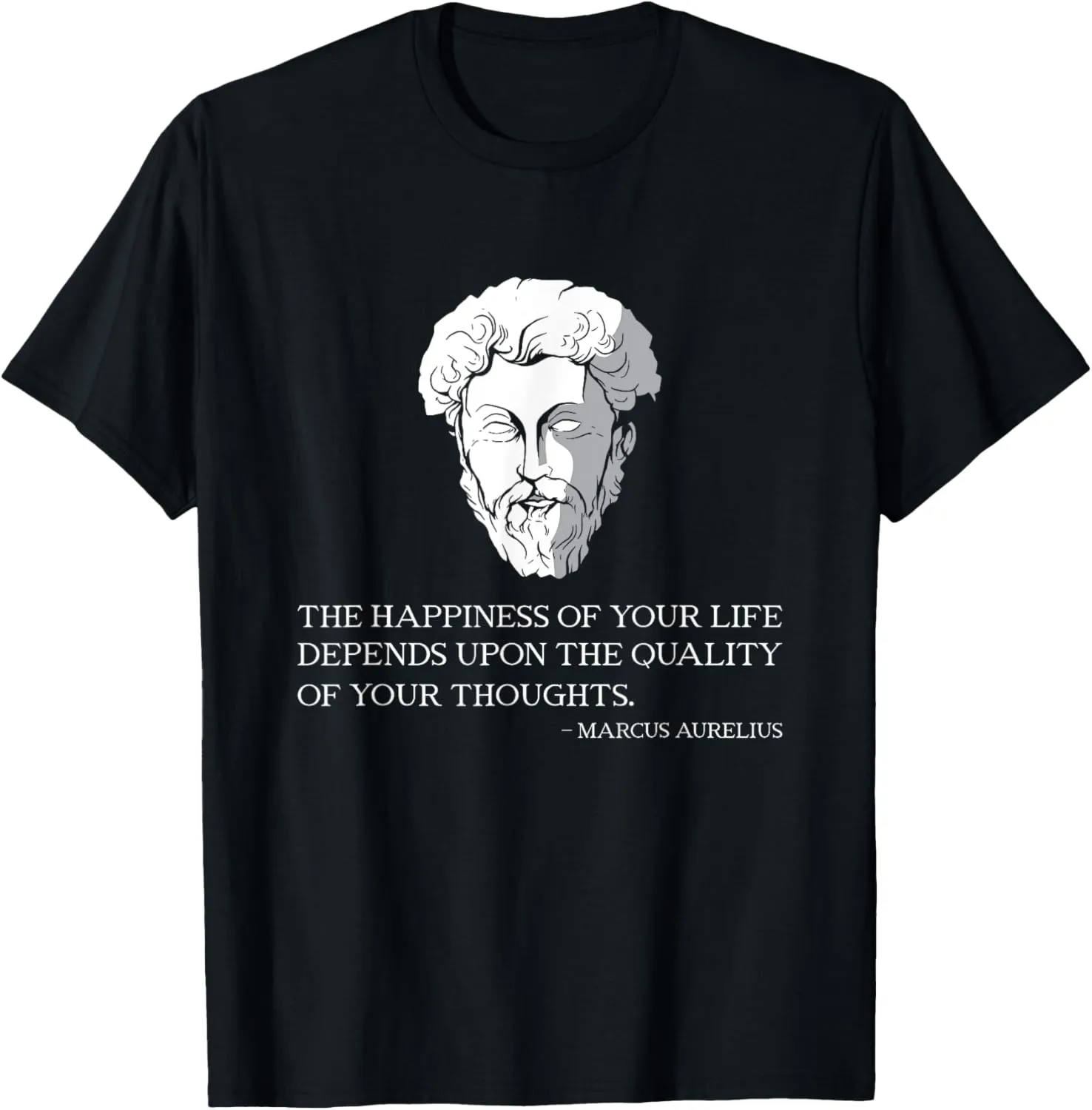 Stoicism Design With Marcus Aurelius Quote T-Shirt
