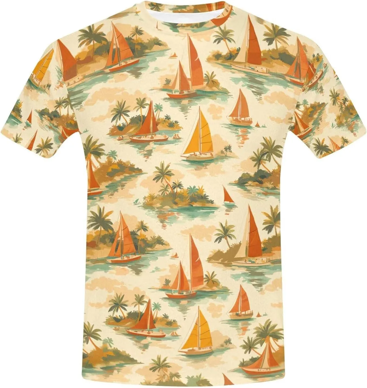 Summer T-Shirts for Men Crew Neck Short Sleeve Casual Soft Tee Shirt for Sports Basketball Athletic Size S-3XL