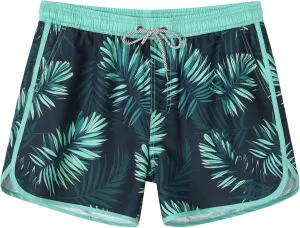 SURF CUZ Mens Swim Trunks 5" Swim Shorts Vintage Bathing Suits with Mesh Lining 80s 90s Retro Swimwear Board Shorts