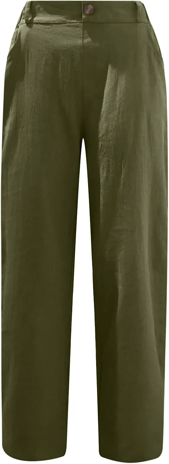 TARIENDY Trouser Yoga Pants for Women Loose Fitting Lounge Trousers High Waisted Athletic Pants Summer Stretch Sweatpants