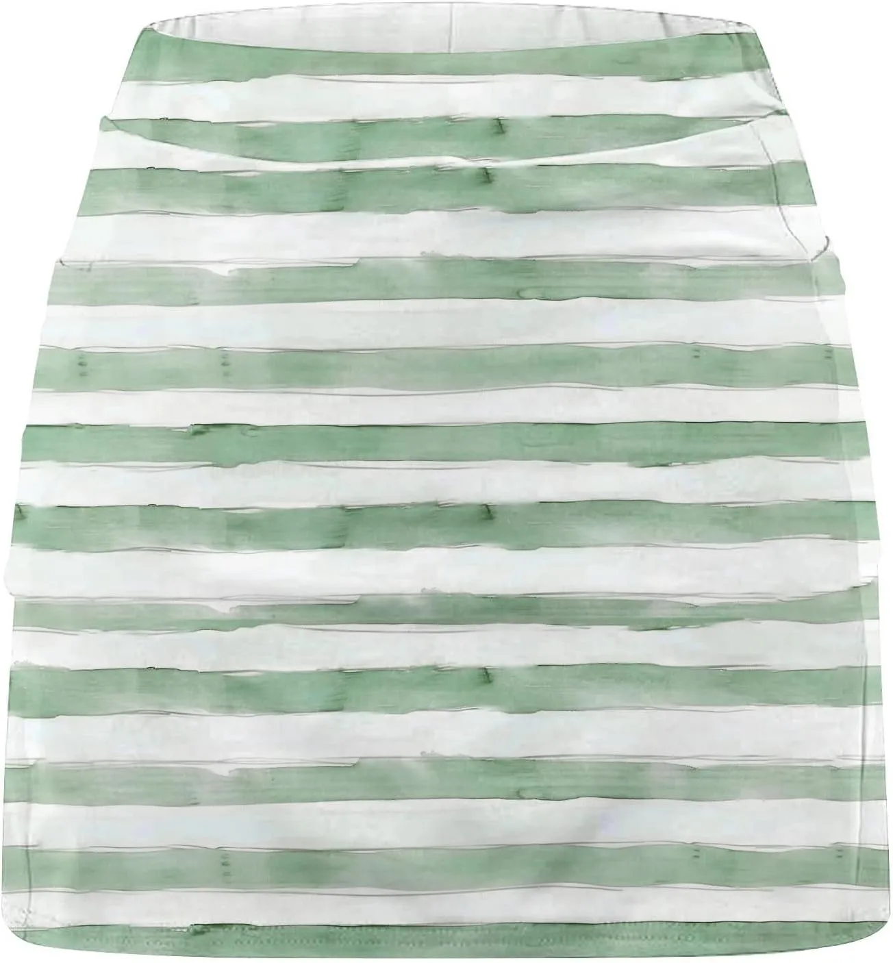 Tennis Skirts for Women with Shorts Fashion Striped Casual A-Line Skorts Tummy Control Lightweight Sports Pants Skirt