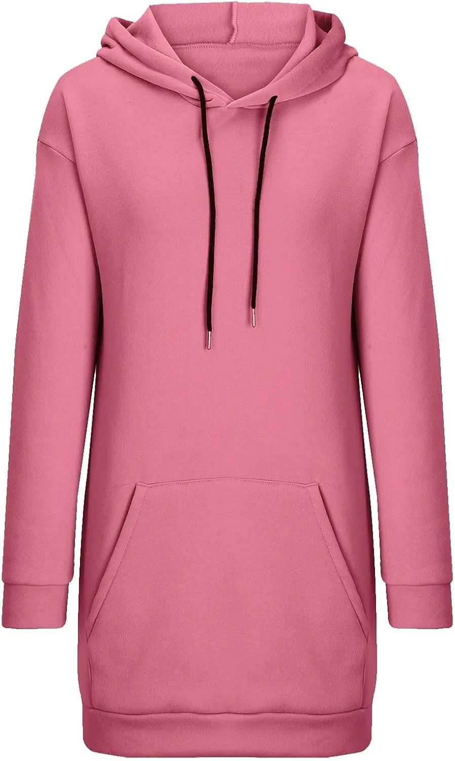 The Warmy Oversized Hoodie Dress for Women Casual Pullover Sweatshirt Long Sleeve with Kangaroo Pocket