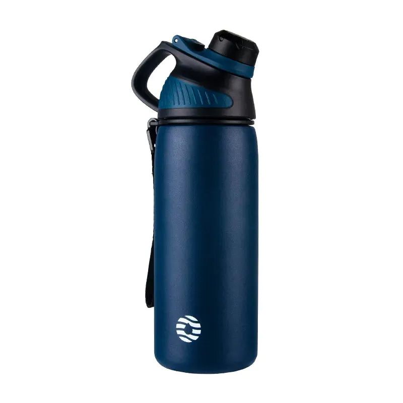 Thermos Insulated Sports Bottle with Double Wall Vacuum Flask in Pink, Black, Navy Blue and Turquoise