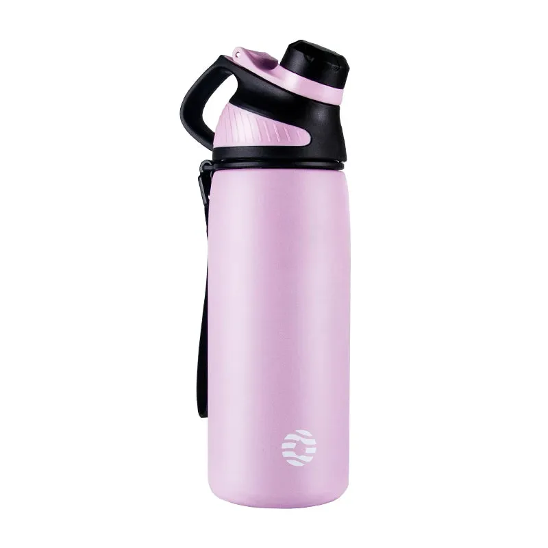 Thermos Insulated Sports Bottle with Double Wall Vacuum Flask in Pink, Black, Navy Blue and Turquoise