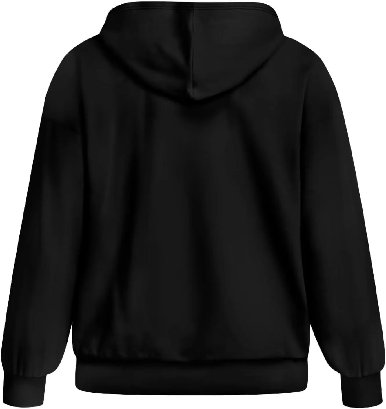 TODIYADDU Zip Up Hoodie for Women Fashion Sweatshirts with Pockets Oversized Jacket Drawstring Hoodies Y2k Winter Outfits
