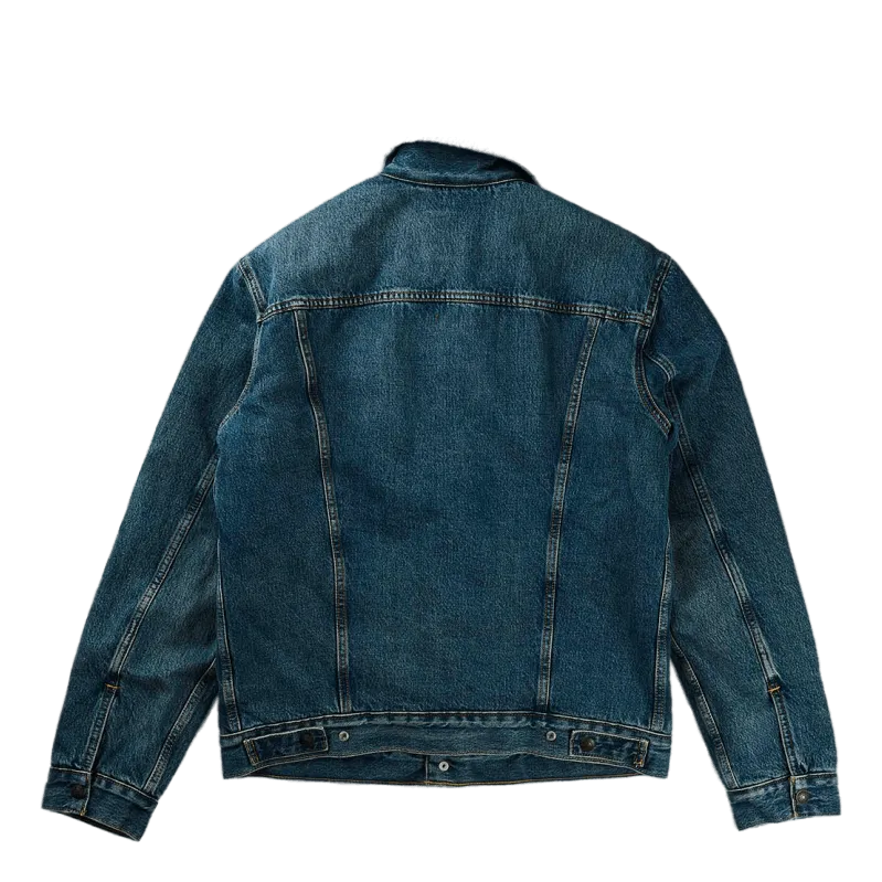 Type 3 Sherpa Trucker Fable Sh Med Indigo - Worn In