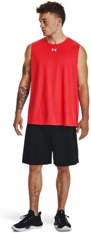 Under Armour Men's Team Tech Slvls Loose Grey Short Sleeve Shirt