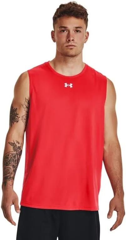 Under Armour Men's Team Tech Slvls Loose Grey Short Sleeve Shirt
