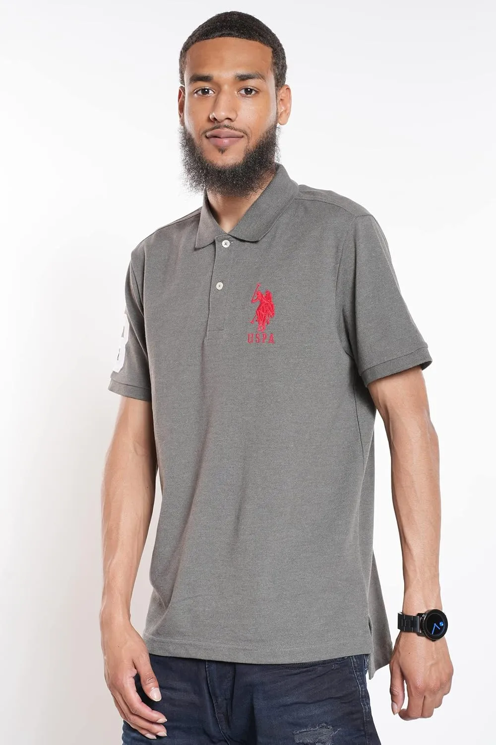 U.S. Polo Assn. Men's Solid Pique Polo Shirt