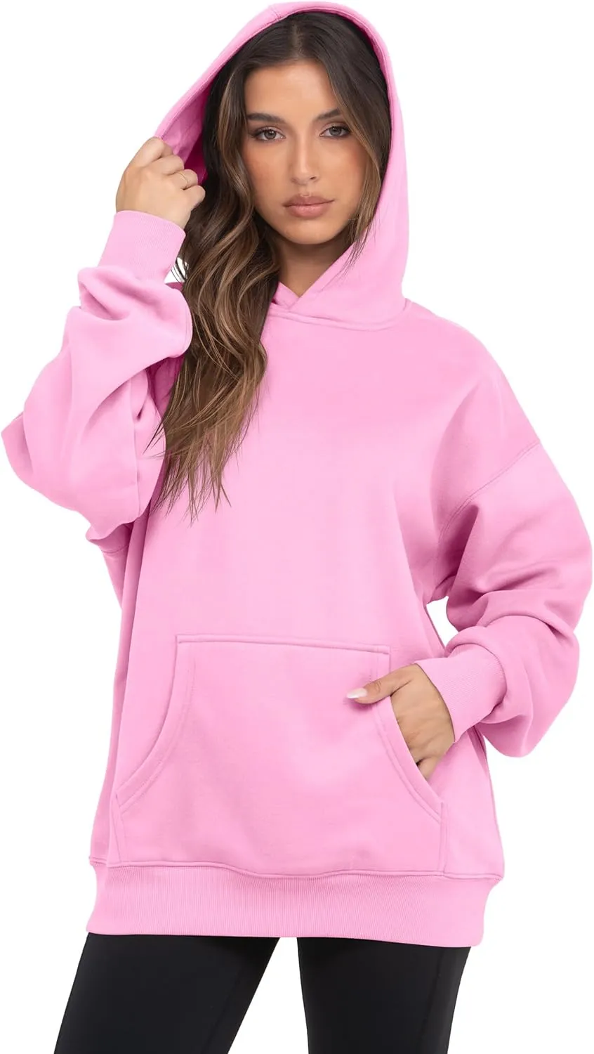 VIUTIL Womens Oversized Hoodies Fleece Loose Hooded Sweatshirt Fall Winter Outfits 2025 Trendy Clothes