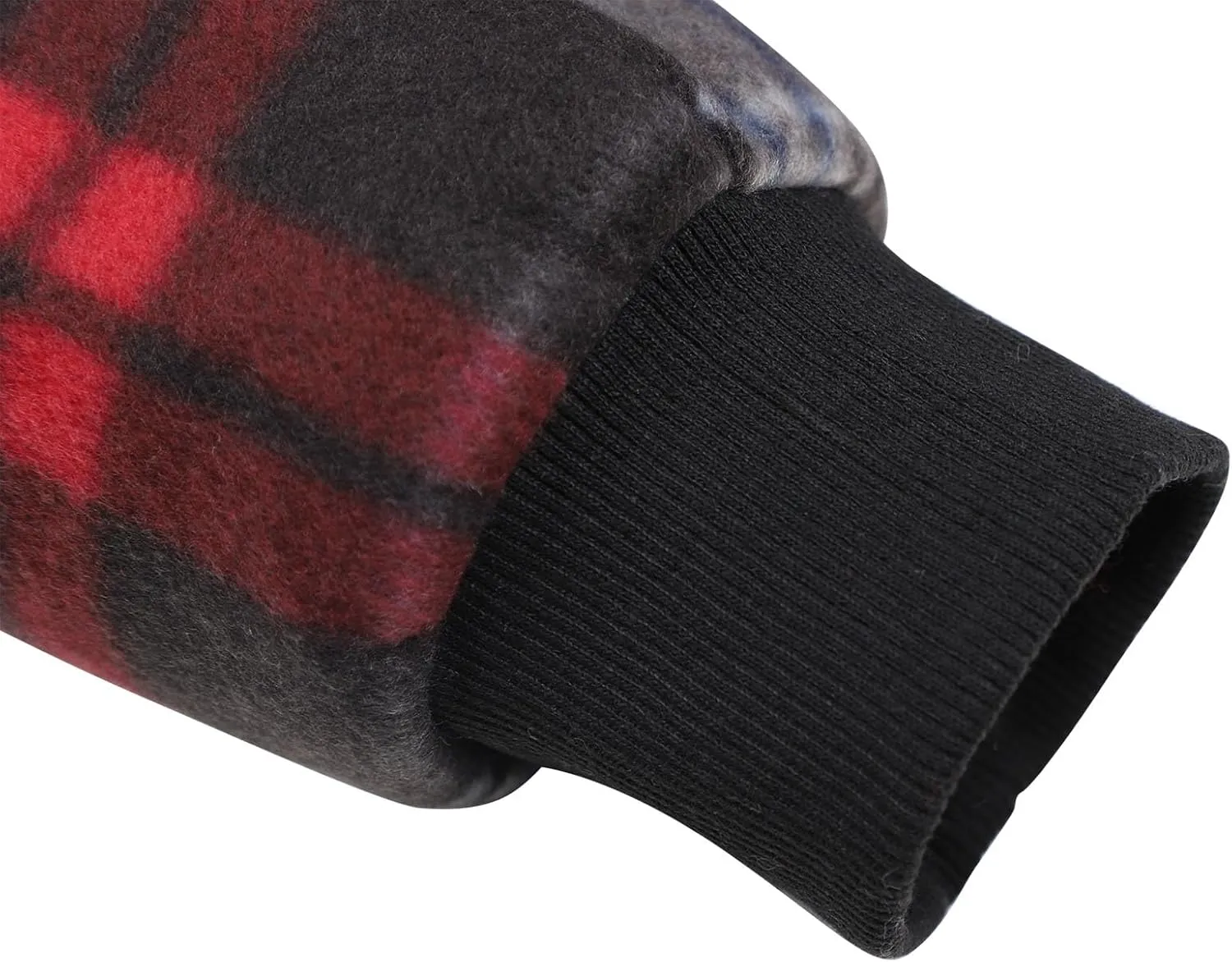 Winter Heavy Warm Sherpa Lined Fleece Plaid Flannel Jacket Men Plus Size S-5XL Big&Tall Mens Coat