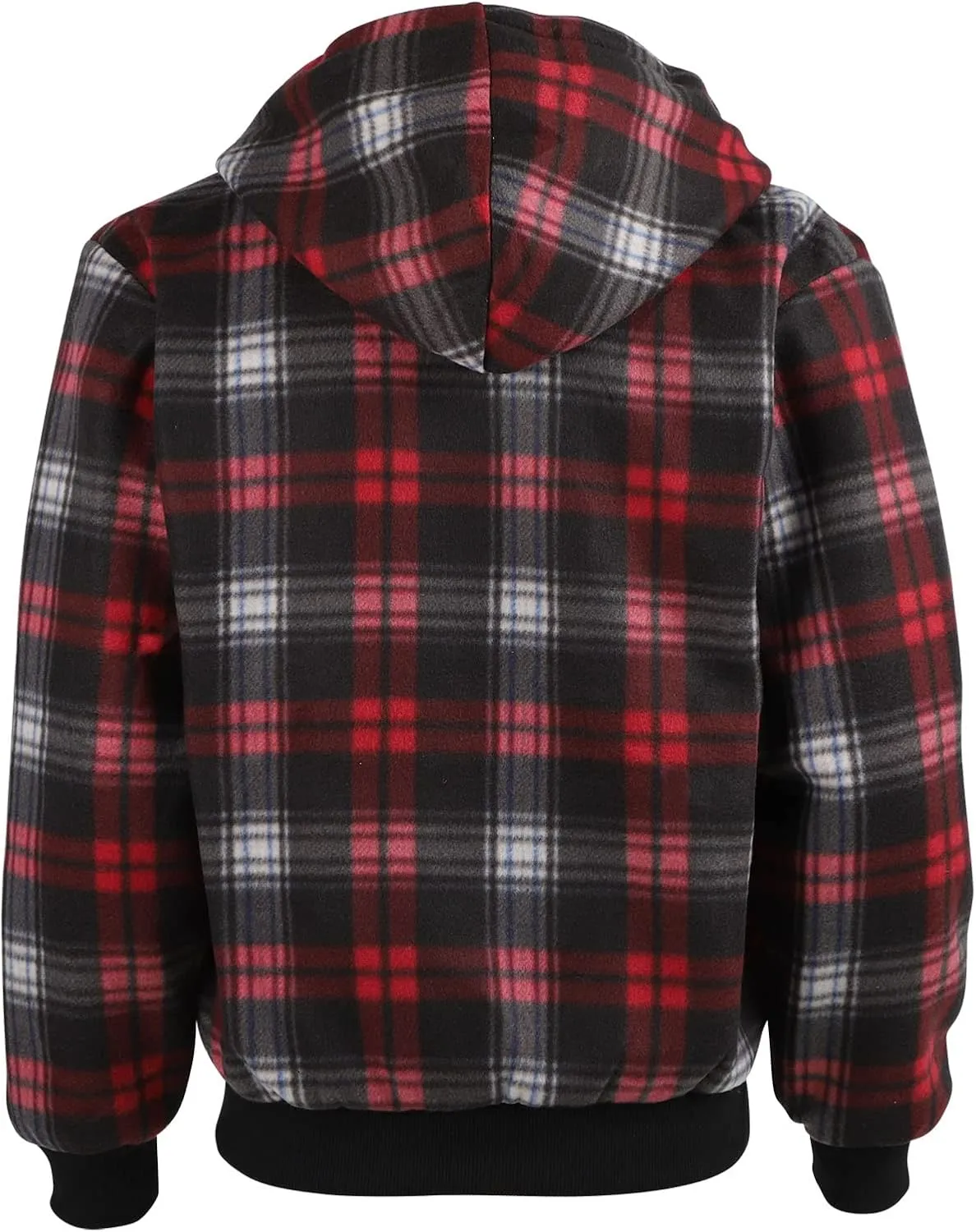 Winter Heavy Warm Sherpa Lined Fleece Plaid Flannel Jacket Men Plus Size S-5XL Big&Tall Mens Coat