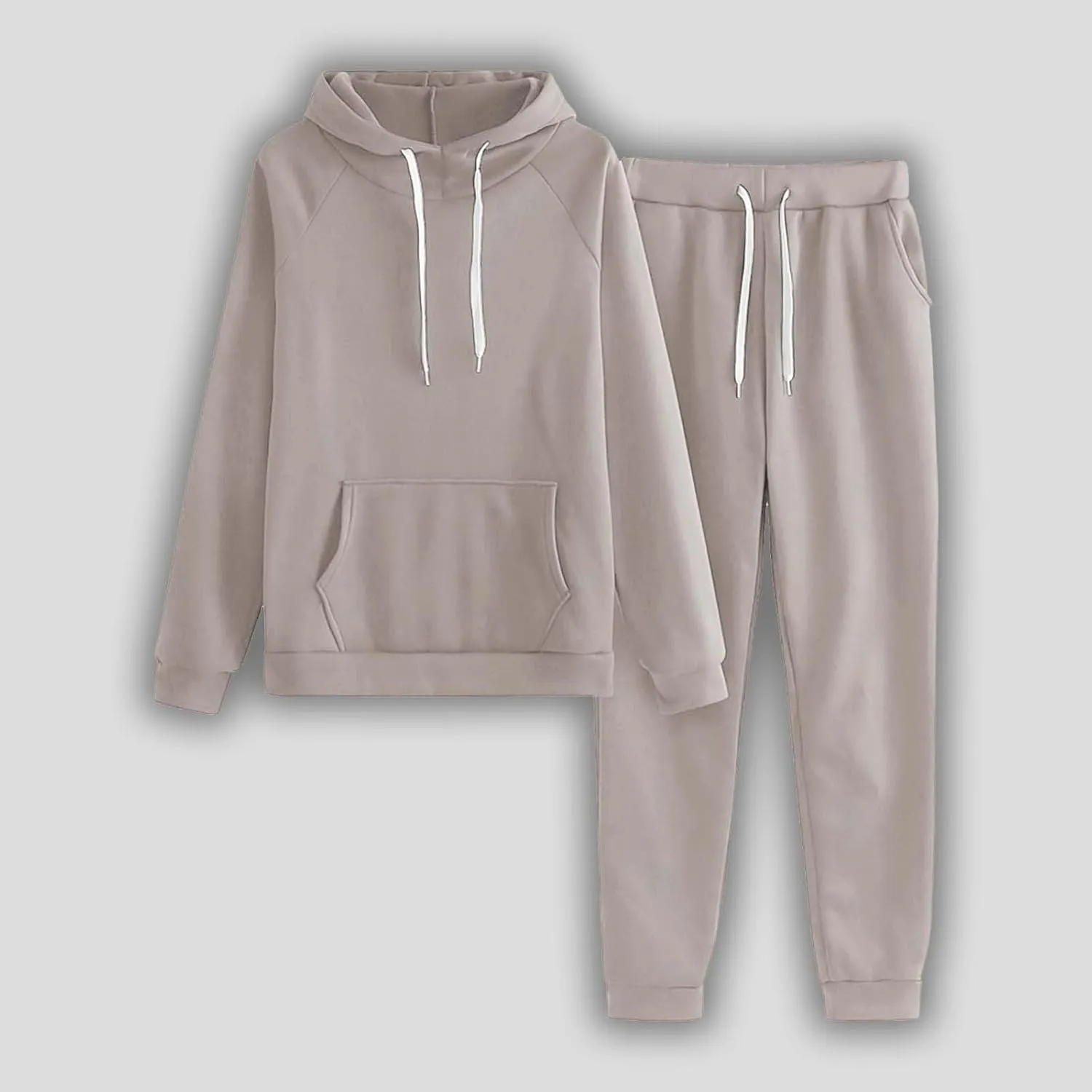 Women 2 Piece Outfits Long Sleeve Crewneck Althteic Fall Sweatshirt Wide Leg Sweatpant Sets