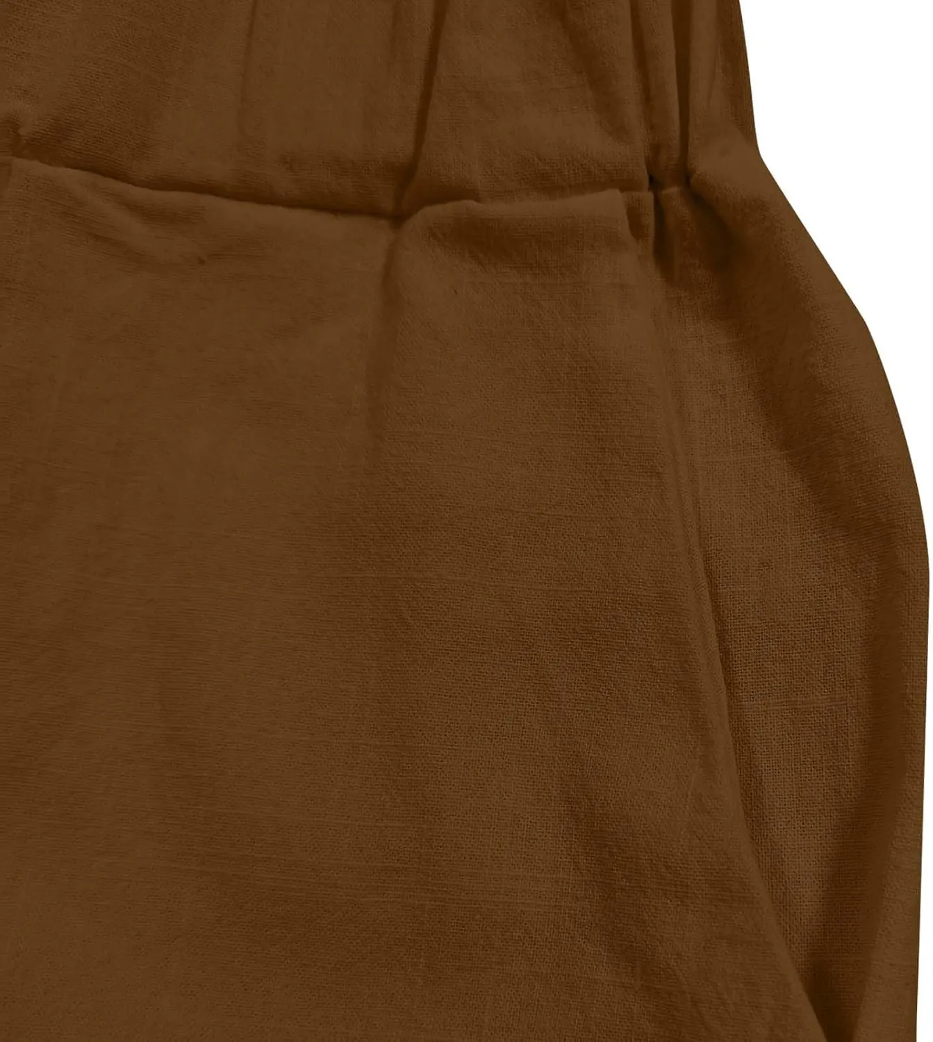 Women Linen Capri Pants Summer Casual Drawstring Elastic High Waist Pants Baggy Wide Leg Cropped Lounge Trousers