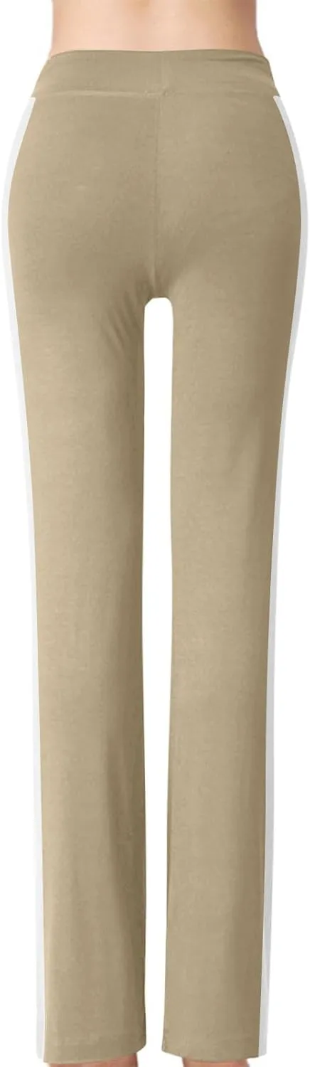 Women Yoga Pants Long Modal Comfy Drawstring Trousers Loose Straight Leg Yoga Running Athletic Lounge Pants