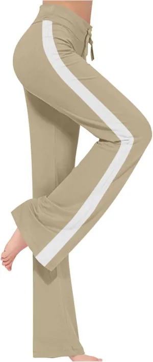 Women Yoga Pants Long Modal Comfy Drawstring Trousers Loose Straight Leg Yoga Running Athletic Lounge Pants