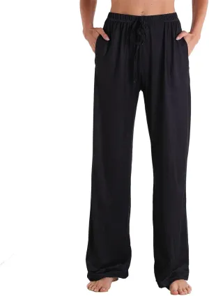 Women's Autumn and Winter New Home Casual Sports Pocket Checkered Printed Straight Pants