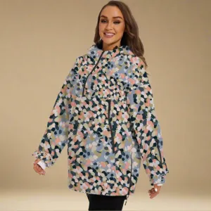 Women's Breckenridge Ski Snowboard Jacket, 3/4 Zip, Frosty Confetti