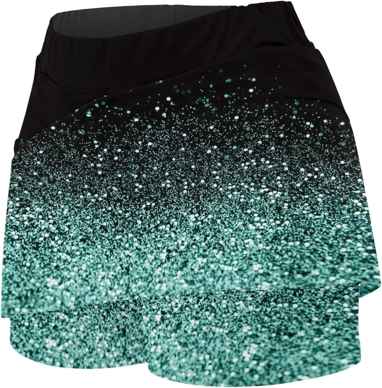 Womens Skorts with Pockets Tummy Control Plus Size Skorts High Waist Athletic Sports Pants Skirt Casual Shorts