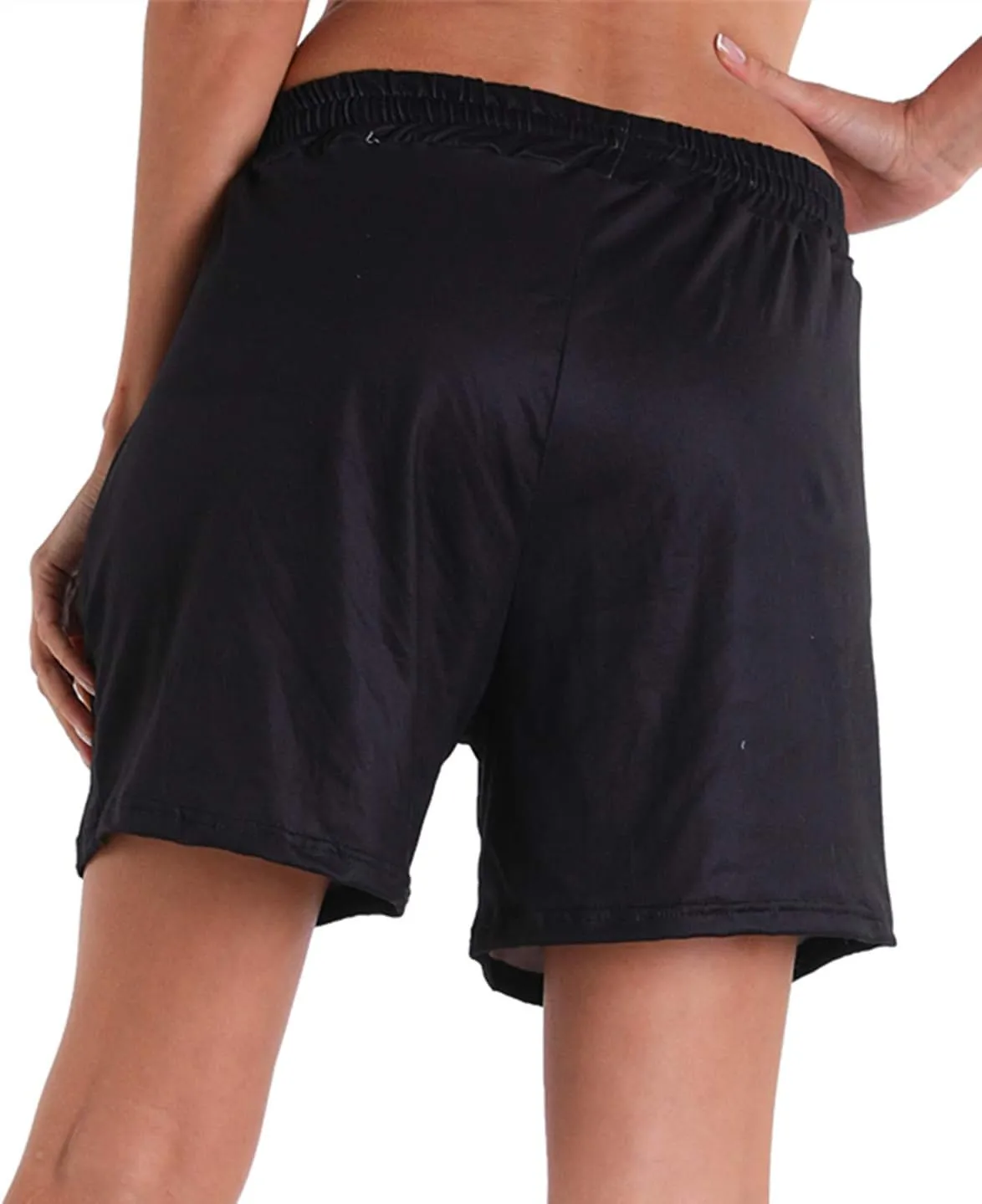 X-Image Women's Comfy Stretch Summer Beach Shorts Casual Pajama Shorts Yoga Short Pants with Elastic Drawstring & Pockets