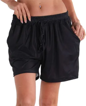 X-Image Women's Comfy Stretch Summer Beach Shorts Casual Pajama Shorts Yoga Short Pants with Elastic Drawstring & Pockets