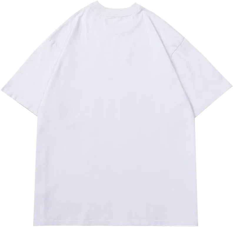 Y2K 90s Vintage Graphic Oversize Shirts Summer Unisex Hipster Printed Casual Tee Streetwear Harajuku Top Tshirt