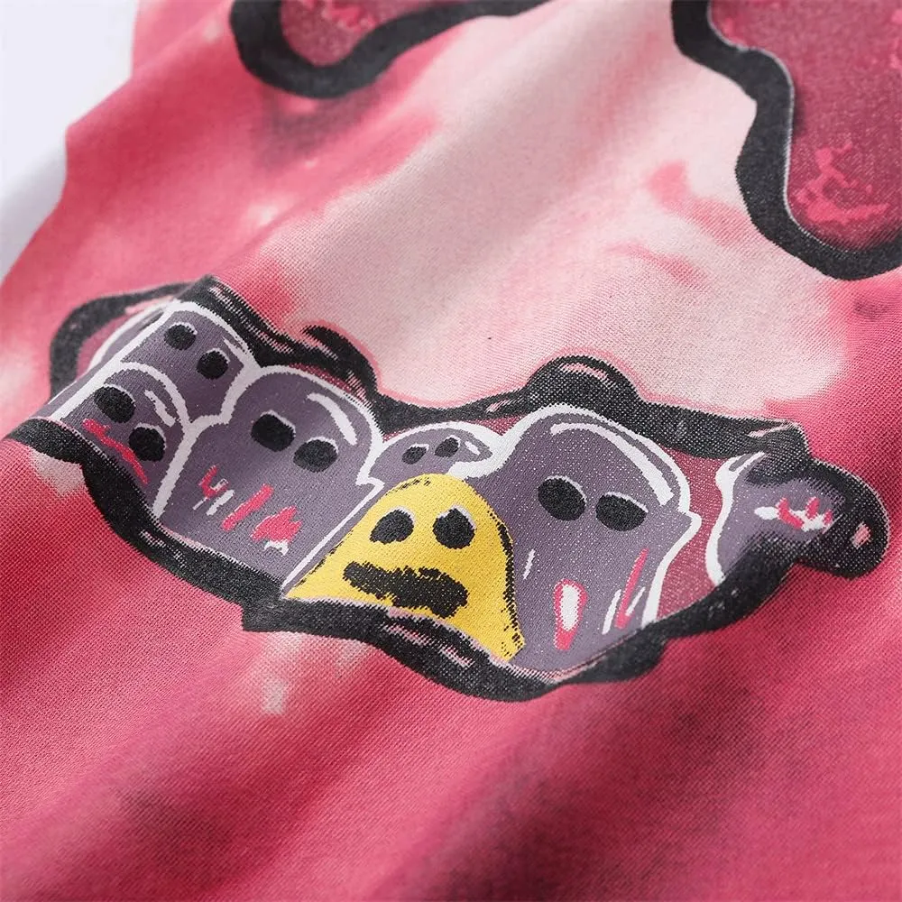 Y2K 90s Vintage Graphic Oversize Shirts Summer Unisex Hipster Printed Casual Tee Streetwear Harajuku Top Tshirt