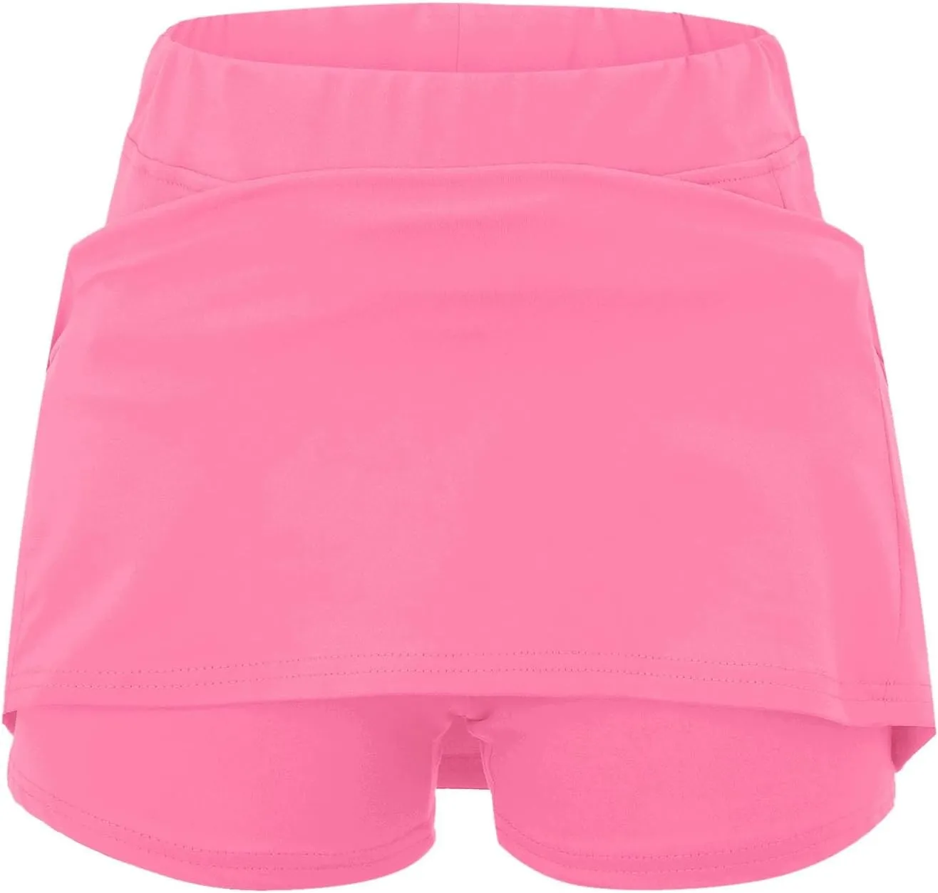 Yoga Skorts for Women Elastic Athletic Tennis Inner Shorts Tummy Control High Waist Strech Sports Skirts with Pockets