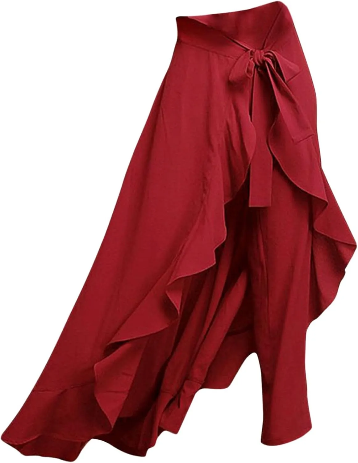 YOLAI Dance Pants for Women Baggy Women's Print Stretch Bell Bottom Flare Palazzo Pants Trousers