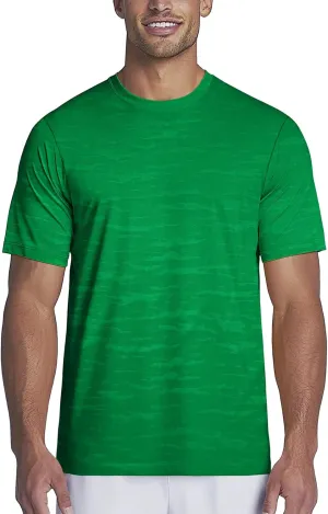 Zengjo Mens Athletic Shirts Short Sleeve Moisture Wicking Gym Workout Running Crewneck T-Shirt Quick Dry Sports Fitted Tee